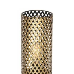 Freelight Vloerlamp Cestino - 1 Lichts - 22 X165 Cm - Zwart - Goud -Leenbakker Winkel 1000047756 0102