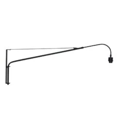 Steinhauer Wandlamp Elegant - 1 Lichts - 120x56 Cm - Zwart