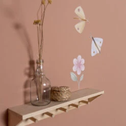 Little Dutch - Luxe Muurstickers - Flowers & Butterflies - 2x 42x30cm -Leenbakker Winkel 1000048020 0102
