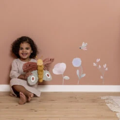Little Dutch - Luxe Muurstickers - Flowers & Butterflies - 2x 42x30cm -Leenbakker Winkel 1000048020 0103