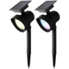 Lumineo Tuinverlichting Spots - 2 Stuks - Solar - Kleureffect - 31 Cm