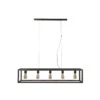 Hoyz - Hanglamp Vierkant Buis - 5 Lampen - Rechthoek - 125x25x150