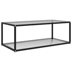 VidaXL Salontafel 100x50x35 Cm Gehard Glas Transparant