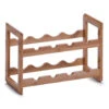 Zeller Wijnrek - Hout - Stapelbaar - Voor 8 Flessen - 47 Cm