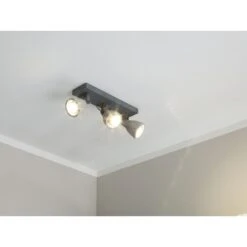 Beliani Muurlamp MISTAGO - Grijs Beton -Leenbakker Winkel 1000053474 0103