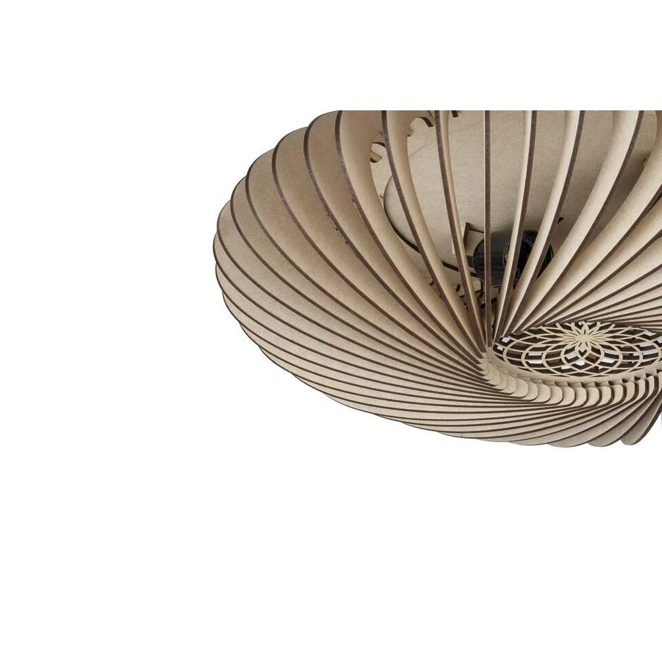 Blij Design Plafondlamp Swan - 2 Lichts - 36 X13 Cm - Beige 3 Blij Design Plafondlamp Swan - 2 Lichts - 36 X13 Cm - Beige - Afbeelding 3