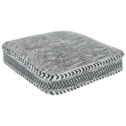 Beliani Poef BIRCH - Groen Katoen