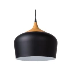 Beliani Hanglamp ANGARA - Zwart Aluminium