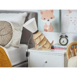 Beliani Tafellamp ISNA - Wit Multiplex -Leenbakker Winkel 1000056995 0103