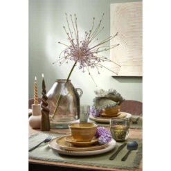 Mica Decorations Sitia Glazen Fles - H25,5 X Ø21 Cm - Taupe -Leenbakker Winkel 1000057220 0111