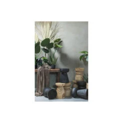 WOOOD Kruk Bink - Hout - Naturel - 40x28x28 -Leenbakker Winkel 1000057582 0102