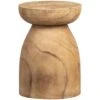 WOOOD Kruk Bink - Hout - Naturel - 40x28x28