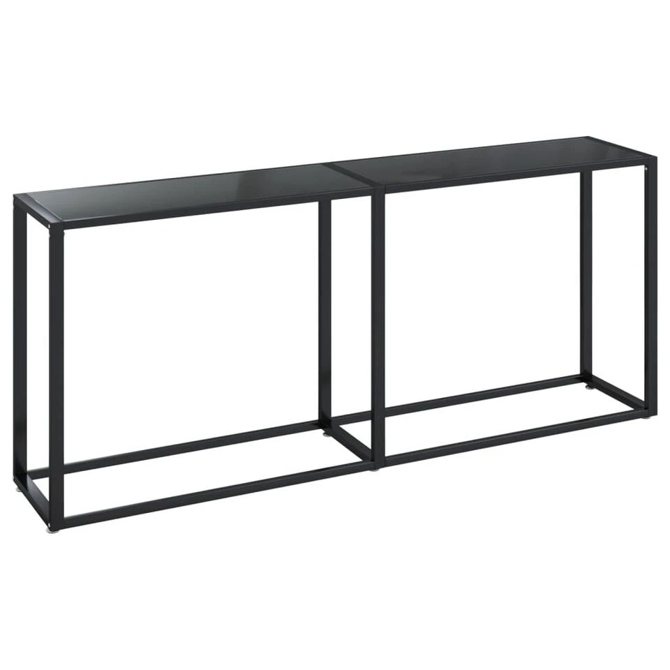 VidaXL Wandtafel 180x35x75,5 Cm Gehard Glas Zwart 1 VidaXL Wandtafel 180x35x75,5 Cm Gehard Glas Zwart