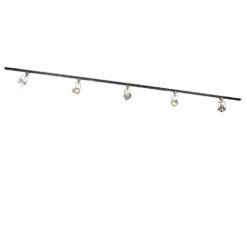 QAZQA Smart 1-fase Rail Zwart Met Staal Incl. 5 WiFi GU10 - Suplux 7 QAZQA Smart 1-fase Rail Zwart Met Staal Incl. 5 WiFi GU10 - Suplux -Leenbakker Winkel 1000061076 0104