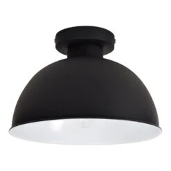 Plafondlamp Industrial Ø30 Cm Vintage Black