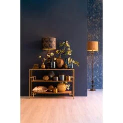 Lampenkap Velours - Karamel - Ø40cm -Leenbakker Winkel 1000063163 0110