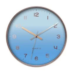 LW Collection Keukenklok Emma Lichtblauw Rosé 30cm