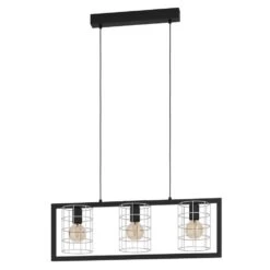 EGLO Jubily Hanglamp - E27 - 77 cm - Zwart