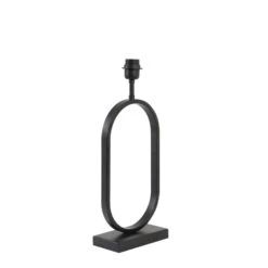 Lampvoet Jamiri - Zwart - 20x10x45cm -Leenbakker Winkel 1000065460 0110
