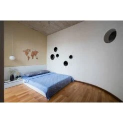 MiMi Innovations Exclusieve Houten Wereldkaart - 130x78 Cm- Sapele -Leenbakker Winkel 1000066973 0103