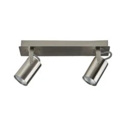 Beliani Muurlamp KLIP - Zilver Metaal