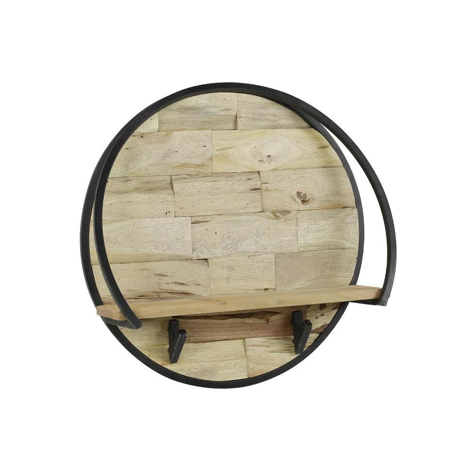 Hoyz - Wandschap / Kapstok Ø50 Mill / Massief Acacia Gezandstraald 1 Hoyz - Wandschap / Kapstok Ø50 Mill / Massief Acacia Gezandstraald