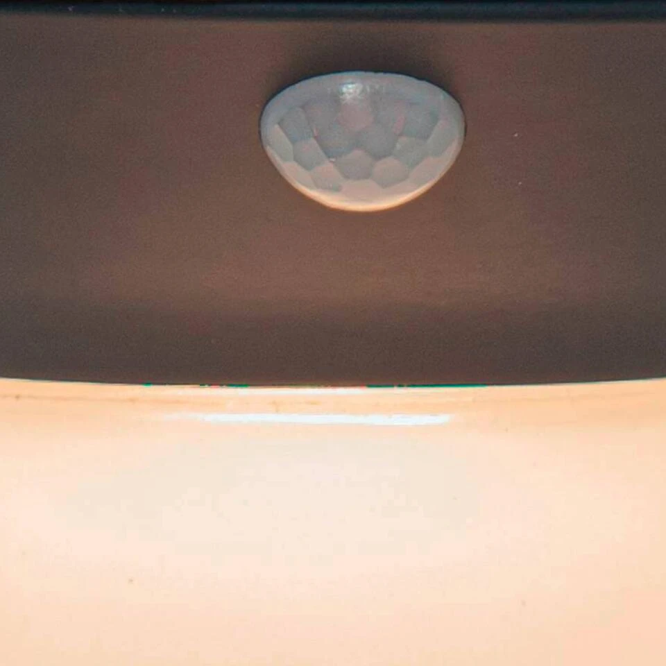 EGLO Corbezzola Wandlamp Buiten - LED - 16 cm - Sensor - Grafiet/Wit 3 EGLO Corbezzola Wandlamp Buiten - LED - 16 cm - Sensor - Grafiet/Wit - Afbeelding 3