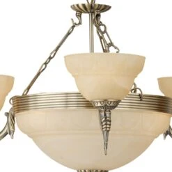 EGLO Marbella - Hanglamp - 6 Lichts - Ø740mm. - Brons - Champagne -Leenbakker Winkel 1000070758 0102