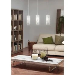 EGLO Rivato - Hanglamp - 3 Lichts - Wit, Chroom 7 EGLO Rivato - Hanglamp - 3 Lichts - Wit, Chroom -Leenbakker Winkel 1000070858 0104