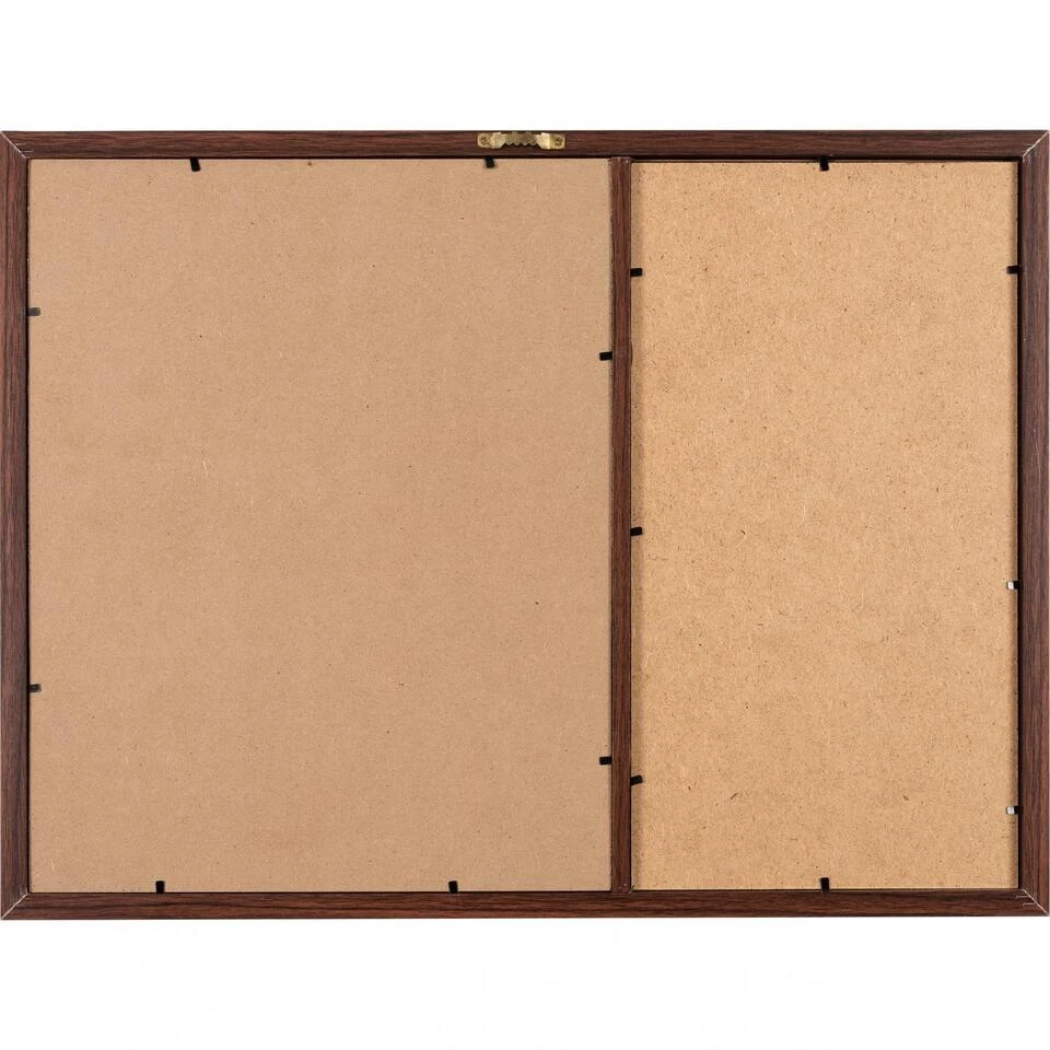 Henzo Letterbord - Collagelijst Voor 3 Foto's Plus Tekst - Donkerbruin 2 Henzo Letterbord - Collagelijst Voor 3 Foto's Plus Tekst - Donkerbruin - Afbeelding 2