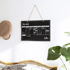 QUVIO Memobord Krijt Met Weekagenda -Leenbakker Winkel 1000071627 0103