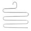 QUVIO Kledinghanger Voor 5 Broeken Staal