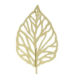 QUVIO Wandhaak Blad - Metaal - Goud -Leenbakker Winkel 1000071835 0103
