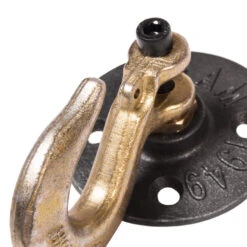 QUVIO Kledinghaak Industrieel Incl. Schroeven - Metaal - Grijs & Goud 7 QUVIO Kledinghaak Industrieel Incl. Schroeven - Metaal - Grijs & Goud -Leenbakker Winkel 1000071839 0103