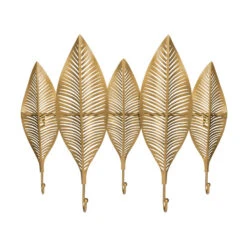 QUVIO Kapstok 5 Veren Metalen - Goud