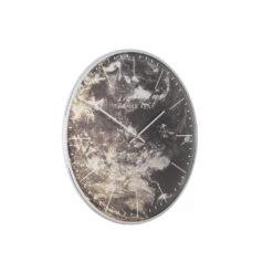 Giga Meubel Wandklok Ø68cm Oyster - Aubergine & Zilver -Leenbakker Winkel 1000072004 0102