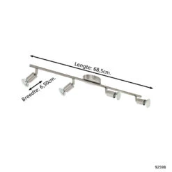 EGLO Buzz - Plafondspots - 4 Lichts - LED - Nikkel-Mat 7 EGLO Buzz - Plafondspots - 4 Lichts - LED - Nikkel-Mat -Leenbakker Winkel 1000072182 0103