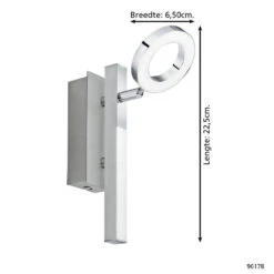 EGLO Cardillio 1 - Spot - 2 Lichts - Aluminium, Chroom - Gesatineerd -Leenbakker Winkel 1000072244 0103