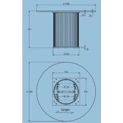 Giga Meubel Eettafel Ø120cm Eikenhout - Naturel - Tafel Nola -Leenbakker Winkel 1000072790 0102