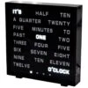 United Entertainment LED Word Clock - Engels 17x16,5 Cm