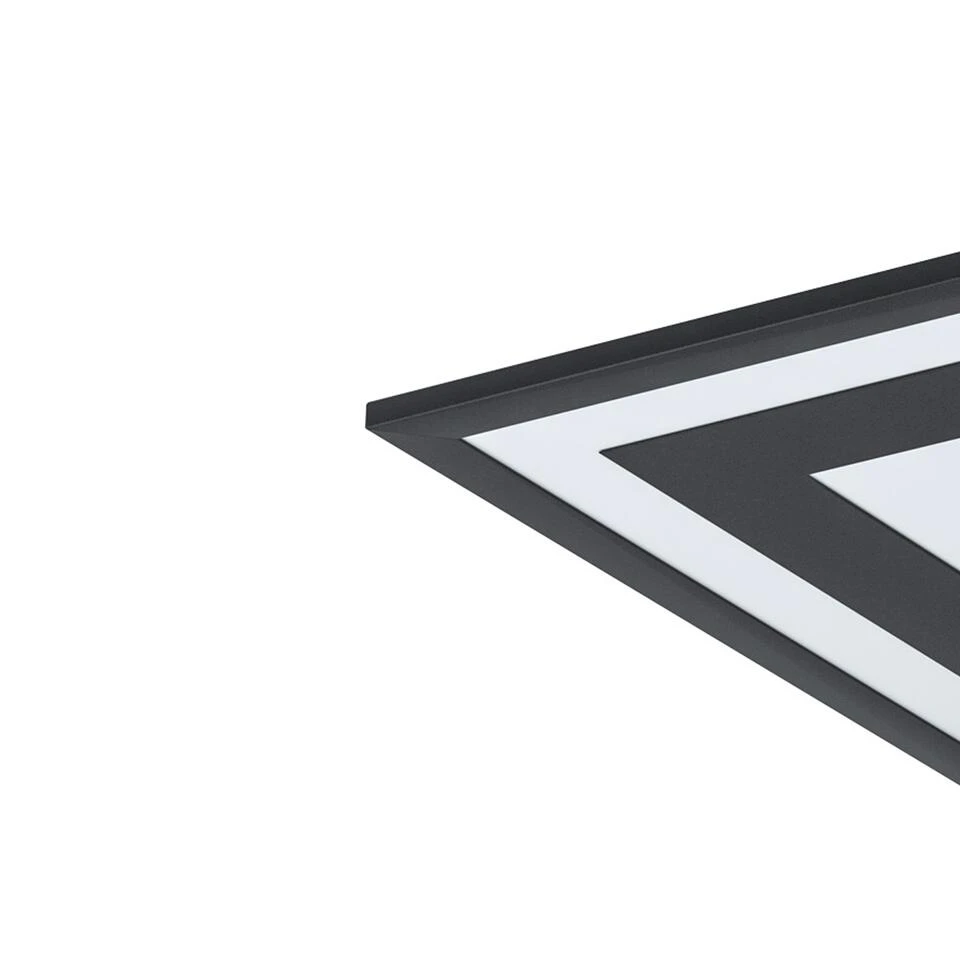 EGLO Savatarila Plafondlamp - LED - 45 Cm - Zwart/Wit 2 EGLO Savatarila Plafondlamp - LED - 45 Cm - Zwart/Wit - Afbeelding 2