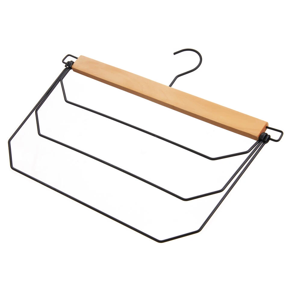 ACAZA Broekhangers - Set Van 3 Kleerhangers Met 3 Houders 2 ACAZA Broekhangers - Set Van 3 Kleerhangers Met 3 Houders - Afbeelding 2