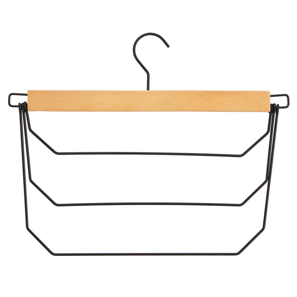 ACAZA Broekhangers - Set Van 3 Kleerhangers Met 3 Houders 1 ACAZA Broekhangers - Set Van 3 Kleerhangers Met 3 Houders