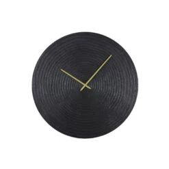 Light & Living - Klok CERVINO - 74x2x74 - Zwart