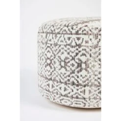 Puur Koviken Poef - Stof - Grijs -Leenbakker Winkel 1000074163 0102