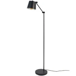 Puur Ystad Vloerlamp - Metaal - Zwart -Leenbakker Winkel 1000074860 0103