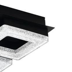 EGLO Fradelo 1 Wandlamp/Plafondlamp - LED - 28 Cm - Zwart 7 EGLO Fradelo 1 Wandlamp/Plafondlamp - LED - 28 Cm - Zwart -Leenbakker Winkel 1000076751 0101