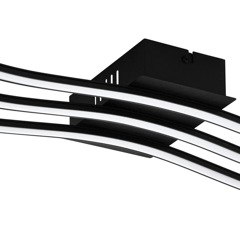 EGLO Roncade 1 Wandlamp/Plafondlamp - LED - 116 Cm - Zwart/Wit 3 EGLO Roncade 1 Wandlamp/Plafondlamp - LED - 116 Cm - Zwart/Wit - Afbeelding 3