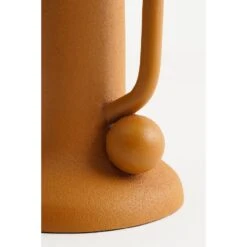 Mica Decorations Ula Kandelaar - H12 X Ø8 Cm - Metaal - Lichtbruin -Leenbakker Winkel 1000076903 0102