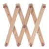 Excellent Houseware Kinderkamer Kapstok Verstelbaar - 9 Haakjes Hout - 60x12cm
